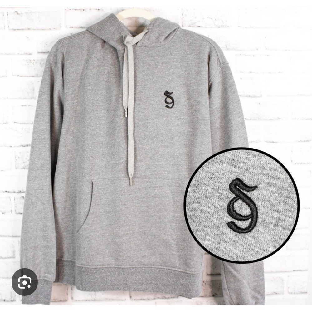 Spiritual Gangster Heather Gray Monogram Classic Hoodie Sweatshirt Lounge XL